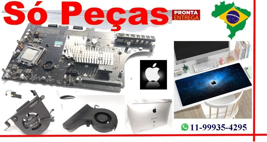 Monitor Apple Cinema Display LED de 27 Aumento bem computador apple a1225 Computador Apple - Foto 3