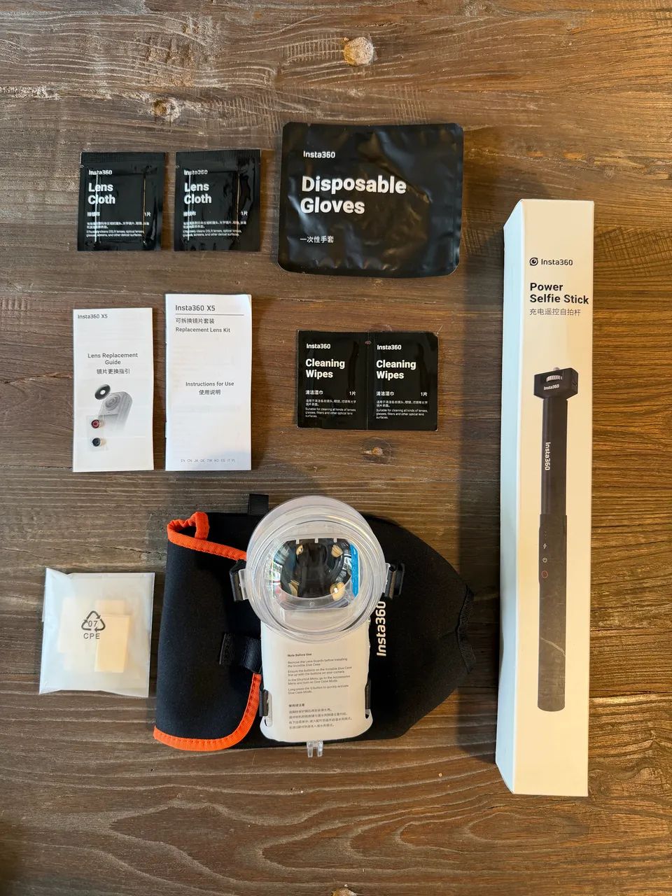 Insta360 X5 + GPS Remote + vários acessórios  - Foto 2