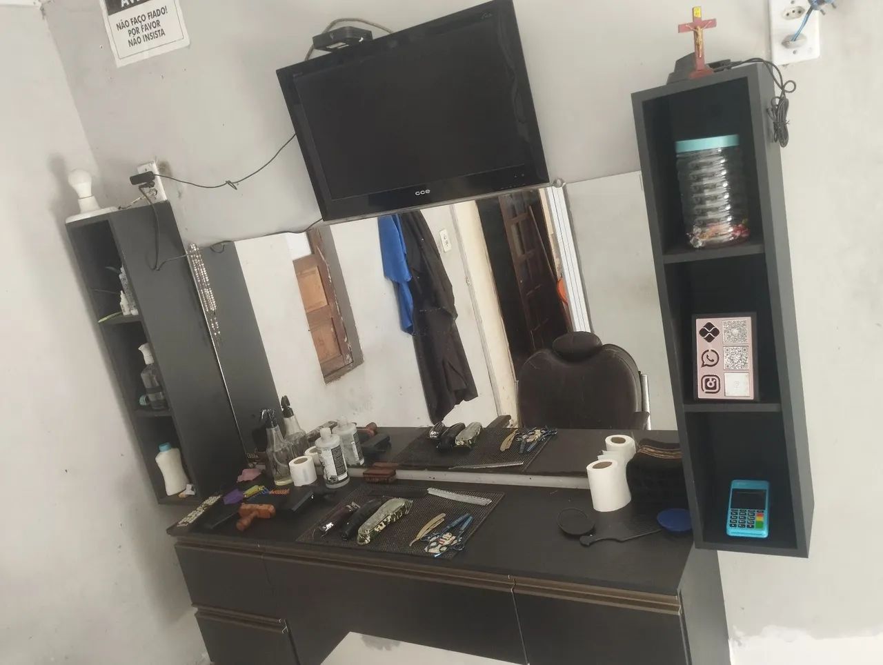 Vendo bancada para barbearia 