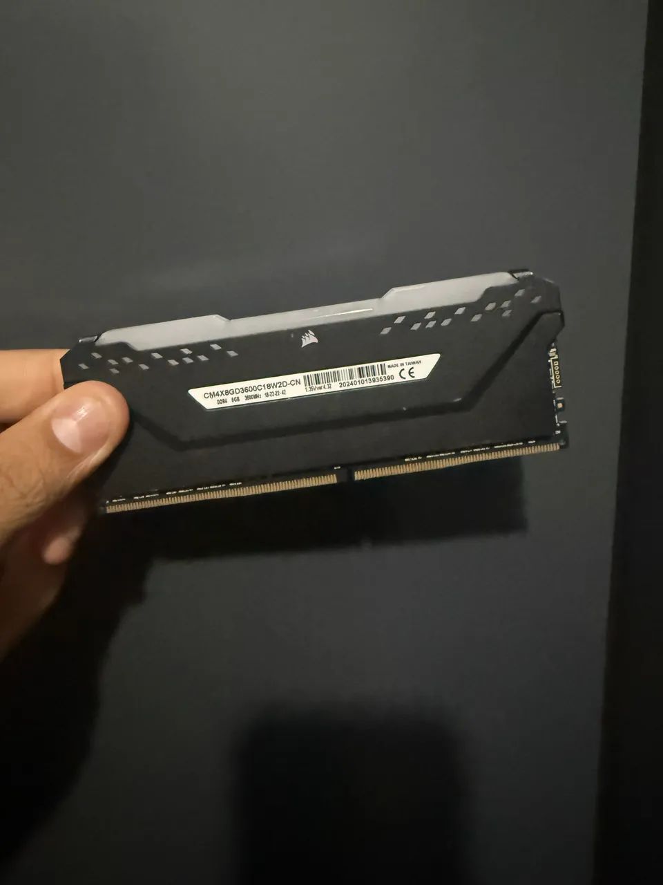 Memória ram 1x8gb 3600mhz - Foto 3