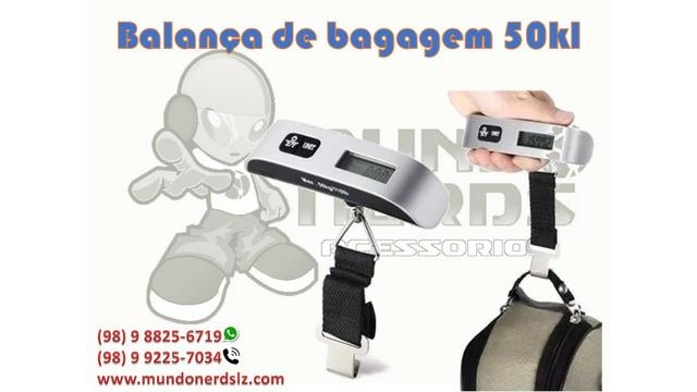 Balança Portátil Bagagem Visor Lcd Com Gancho Até 50 Kg Mala em são luis ma