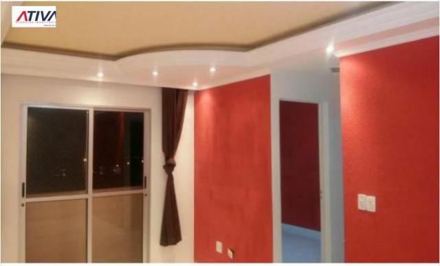 Belo apto, jd. santa ines iii, 2 dorm, sanca, novo - Foto 2