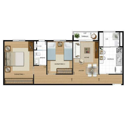 Apartamento com 2 dormitórios à venda, 58 m² por r$ 285.000 - jardim tupanci - barueri/sp - Foto 13