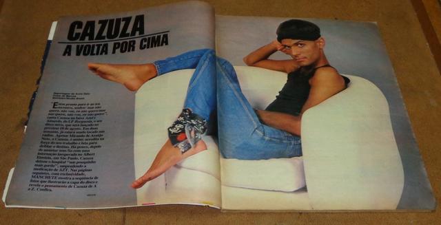 Cazuza - Revista Manchete de 08/07/1989 - Foto 2