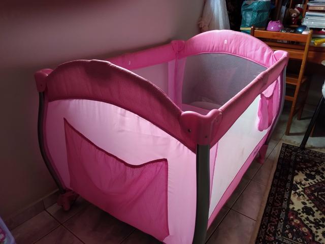 Berço desmontável rosa - Foto 3