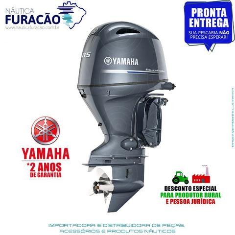 Motor de Popa Yamaha 4T F 115hp Betl (Partida, Comando e Trim)