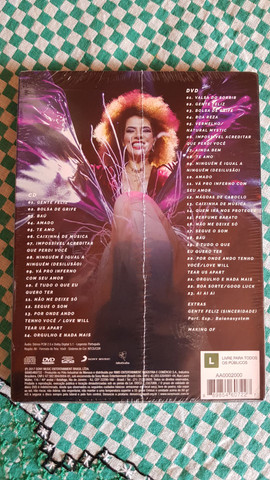 DVD + CD VANESSA DA MATA CAIXINHA DE MÚSICA AO VIVO LACRADO - Foto 2