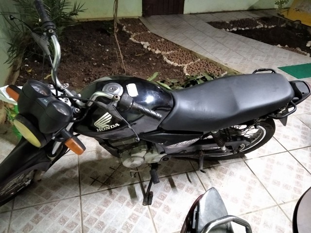 HONDA CG 150 KS. 2007 MOTO DE LEILÃO SUCATA.