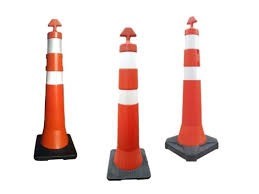 Balizador T Top Pirulito 1,14m Semiflexível Refletivo  - Foto 4