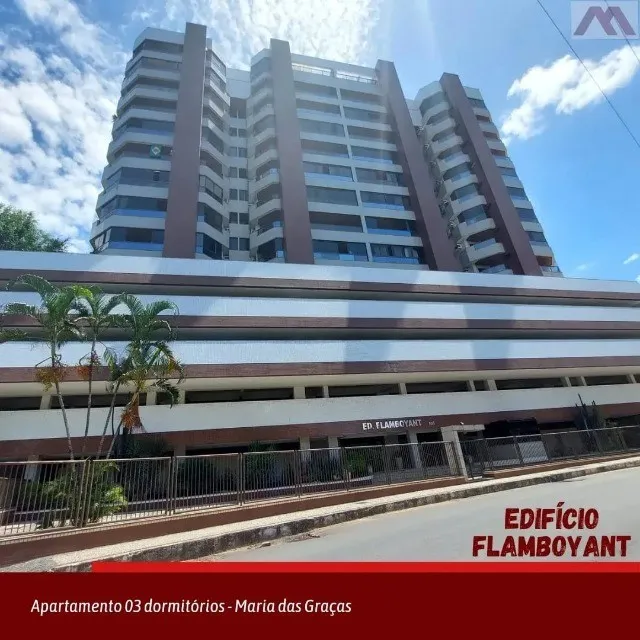 Apartamento com 3 quartos, acabamento refinado, 2 vagas de garagem - Edifício Flamboyant