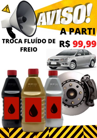Troca de Fluído de Freio 