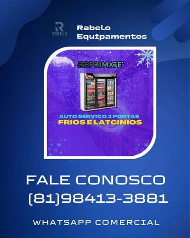 Balcão Expositor Auto serviço para frios e laticínios com 3 e 5 portas  - Foto 3