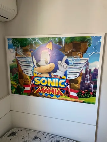 4 Displays De Chão - Sonic Filme 70 Cm Mdf