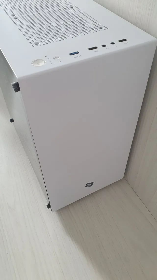 Gabinete Branco HX300 Mini-Atx + 1 fan 120mm 