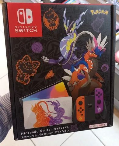 Nintendo Switch Oled 64gb Pokémon Scarlet & Violet Edition Especial Com  Nota