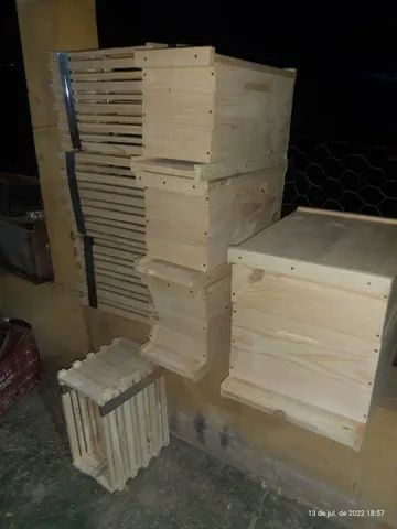 Caixa padrao longstroth feitas de pinus,sob demanda  - Foto 4