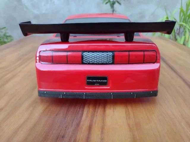 Bolha 1/10 Mustang GTR original HPI - Pintada e recortada de fábrica - Foto 4
