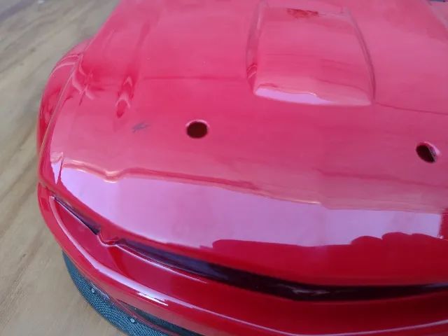 Bolha 1/10 Mustang GTR original HPI - Pintada e recortada de fábrica - Foto 5