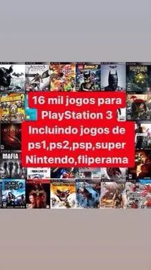 16 mil jogos para ps3