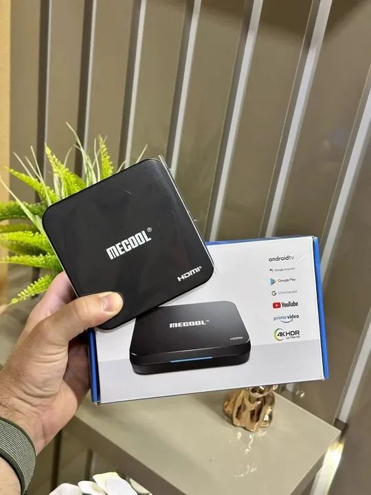 Mecool Km9 pro-4K/Android Tv 1O/Chromecast integrado/Comandos de Voz/Sua tv em Smart - Foto 2