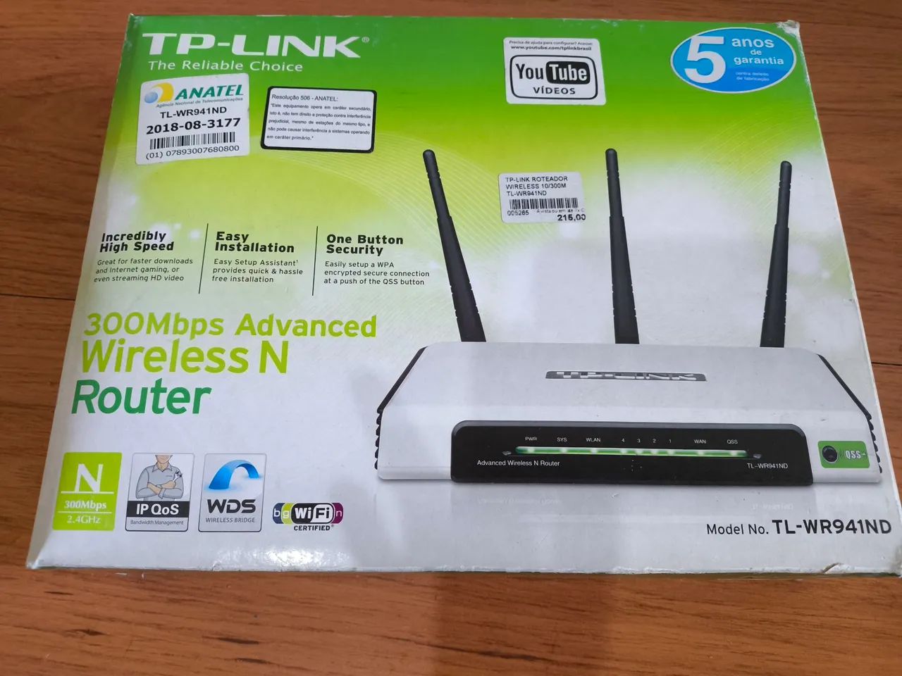 Roteador wireless TP-Link 300MabapS Advanced - Foto 4