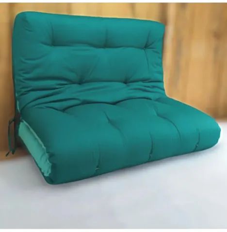 Futon Sofá/Cama Dobrável em S 