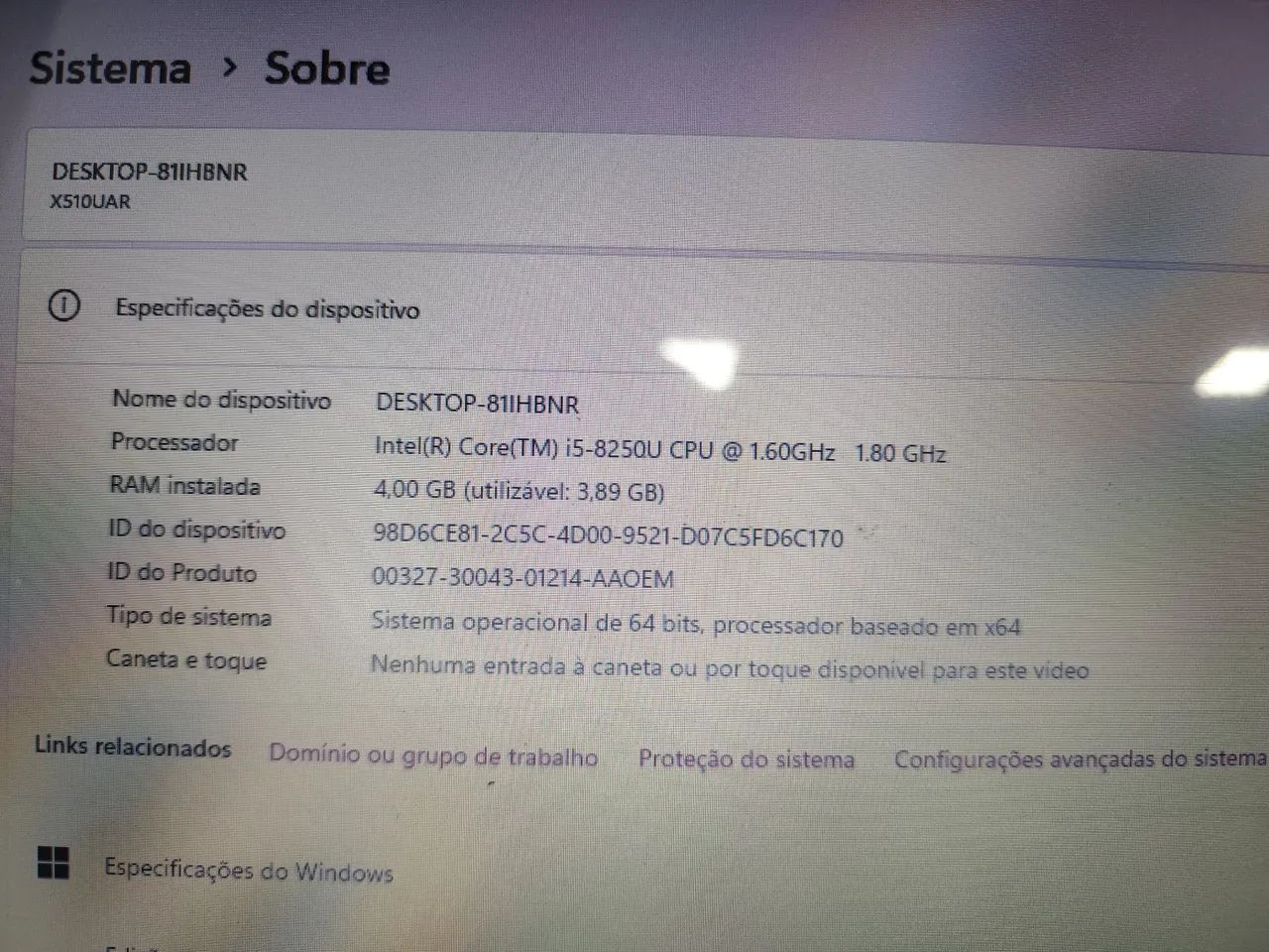 Notebook Asus Vivobook - X510UA-BR665T - Foto 2