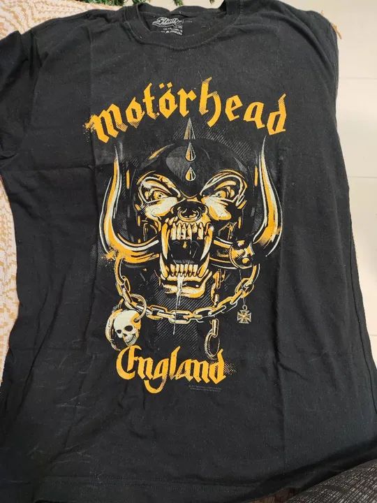 Camiseta Metálica/ Manowar/Iran Maiden/AC/DC/ Motorhead/ Caveira ...