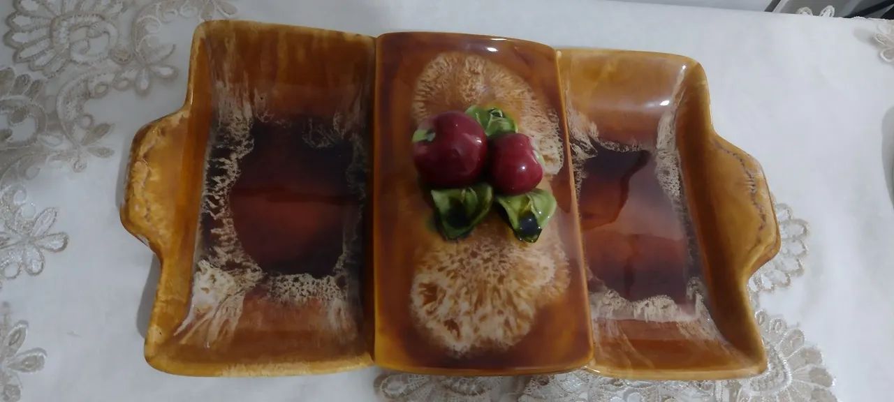 Bandeja de cerâmica vintage Americana  - Foto 6