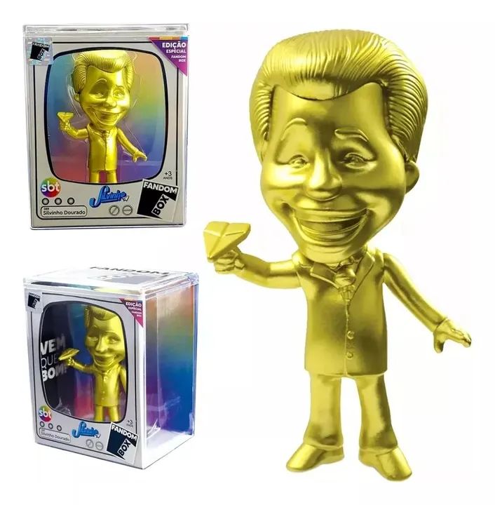 Silvinho Dourado Com Aviãozinho Original - Foto 4