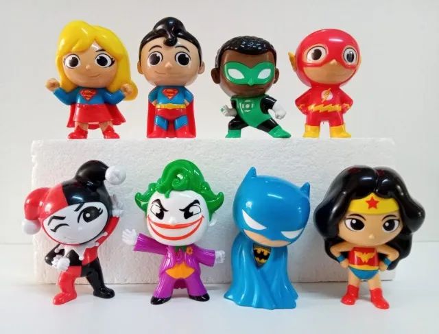 Liga da Justiça do BK Coleção Completa - Oito (08) personagens!