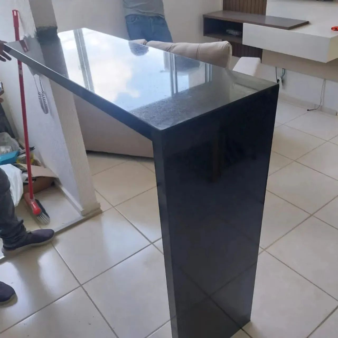 Pias de mármore e granito balcão bancada escada peitoril nichos WhatsApp *  - Foto 2