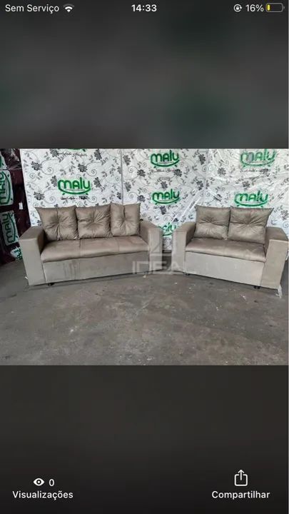 Sofá conjunto por apenas 700,00 - Foto 2