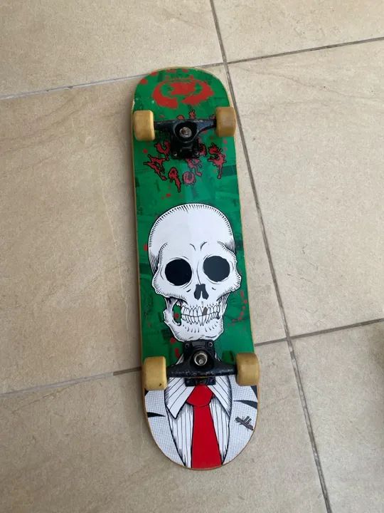 Skate Completo - Caveira