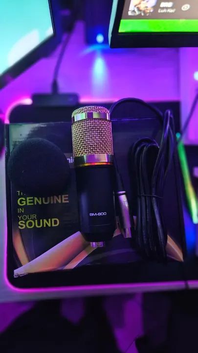 Microfone Condensador Profissional BM800-800 - Foto 2