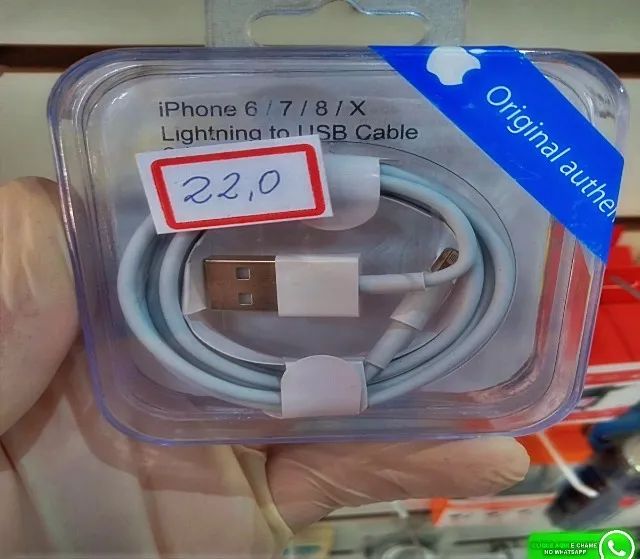 Cabo Iphone usb 5/6/7/8 e X 1 Metro