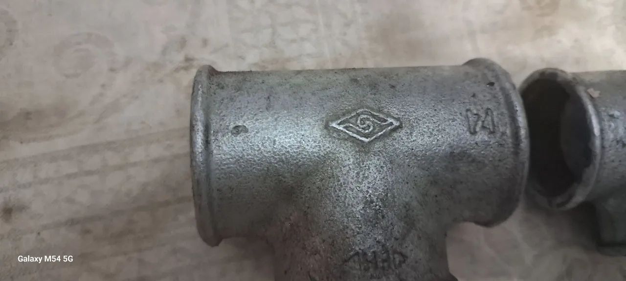 Conexões hidráulicas galvanizadas 3 unidades  - Foto 4