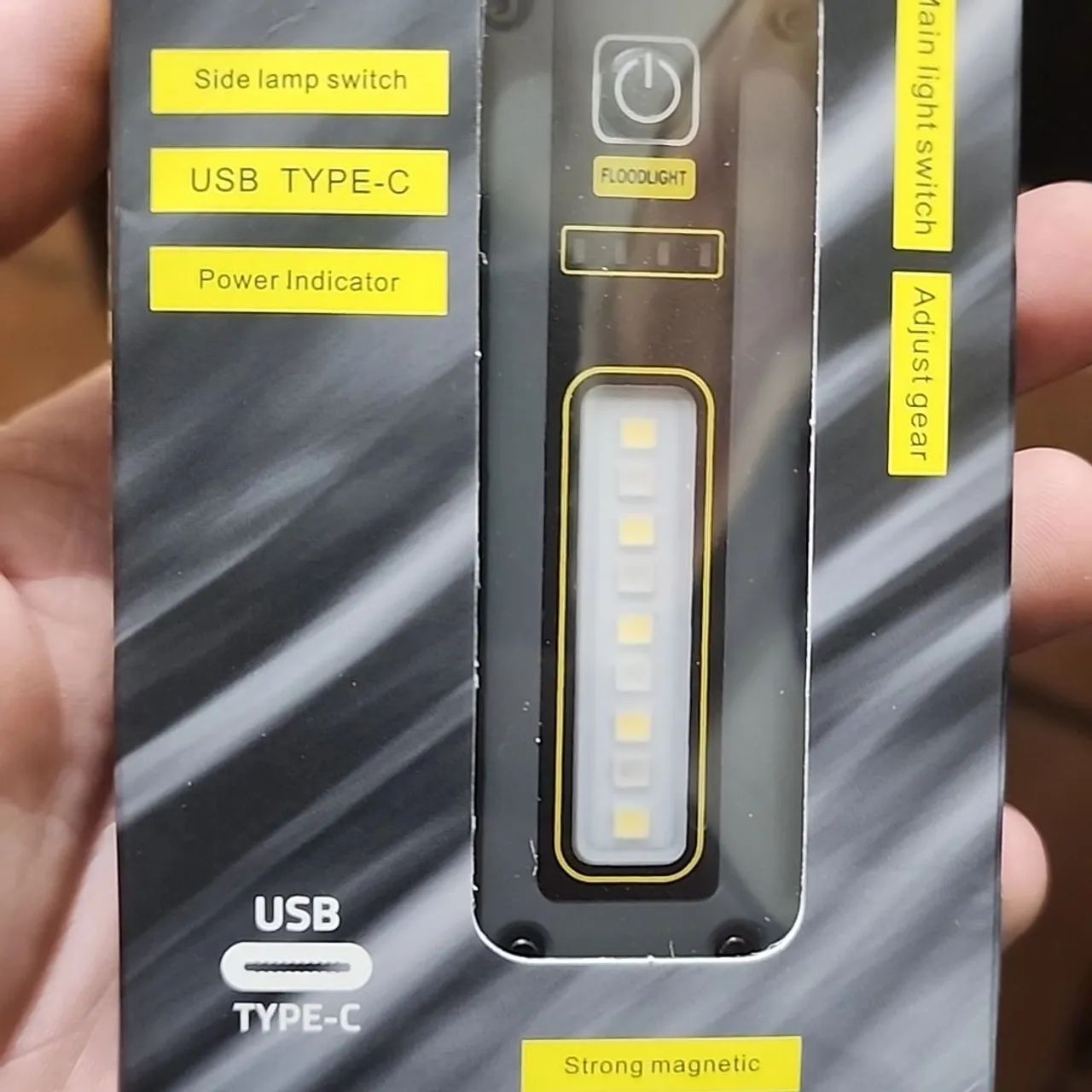 Lanterna + Power Bank 2200mah com Magnético ?  - Foto 2