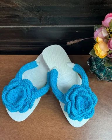 Havaianas Crochê 37/38