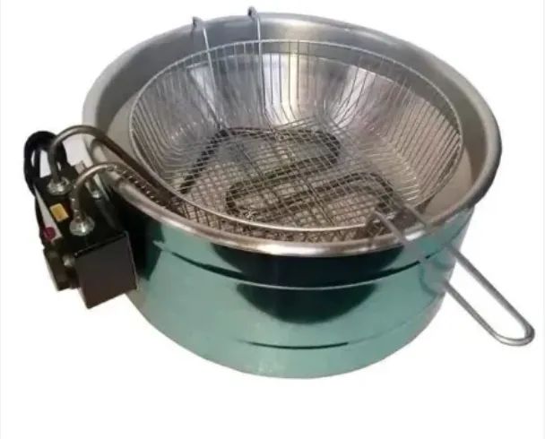 Fritadeira Tacho 5 L Equipe Inox 220V - Foto 4