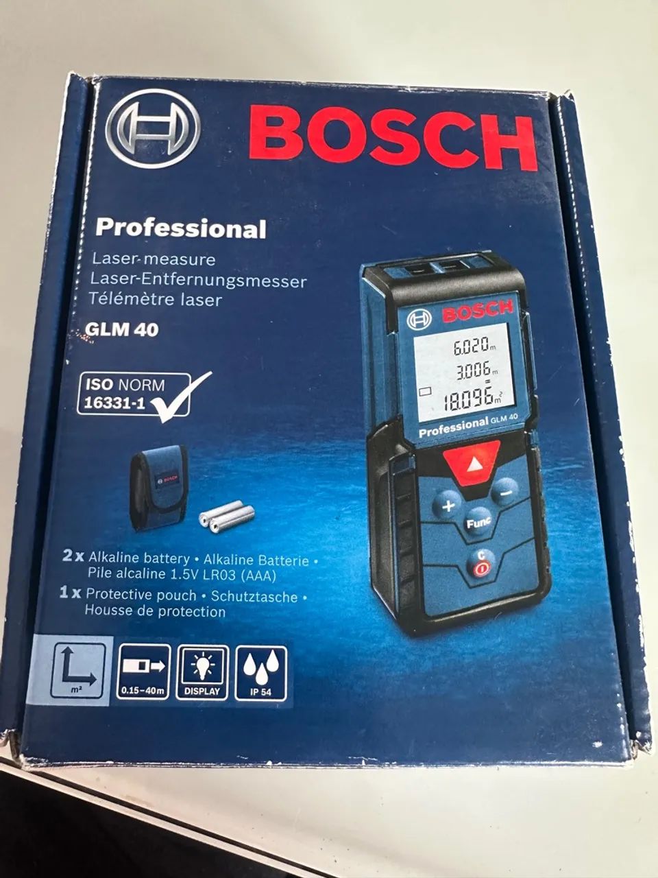 Trena Laser Bosch GLM 40 - profissional - Foto 3