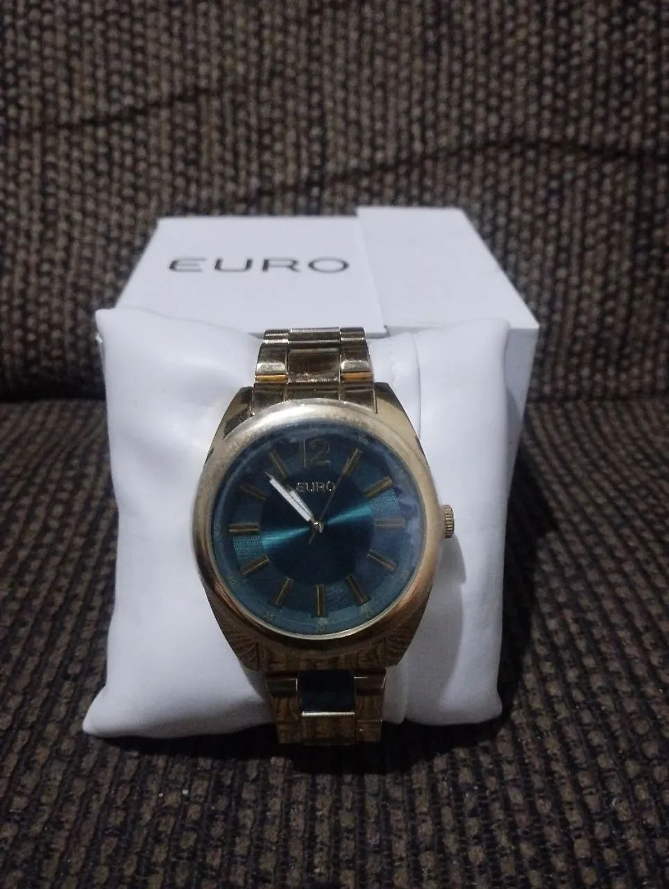 Relógio Euro Dourado - Foto 2