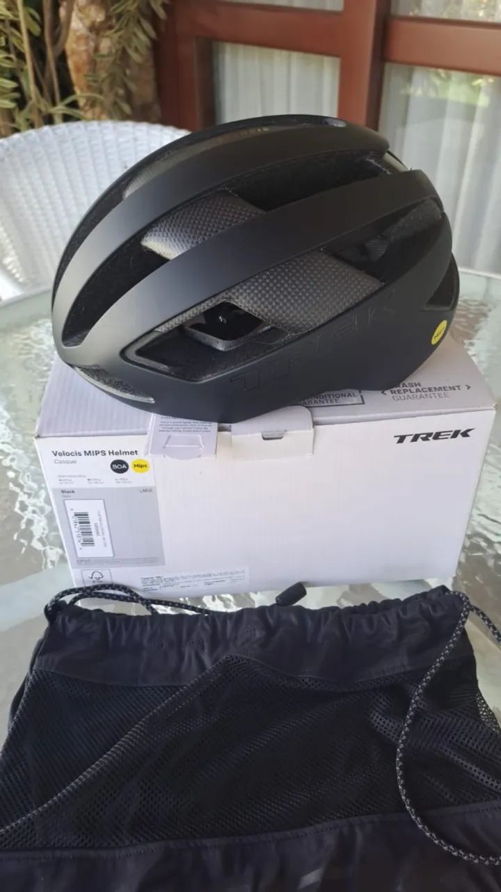 Capacete de bike TREK Velocis  Preto L - Foto 5