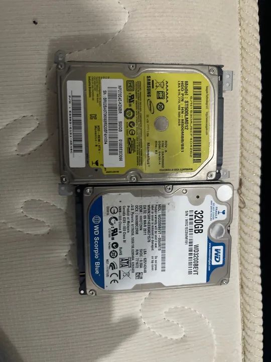 2 HDS 500gb e 320gb