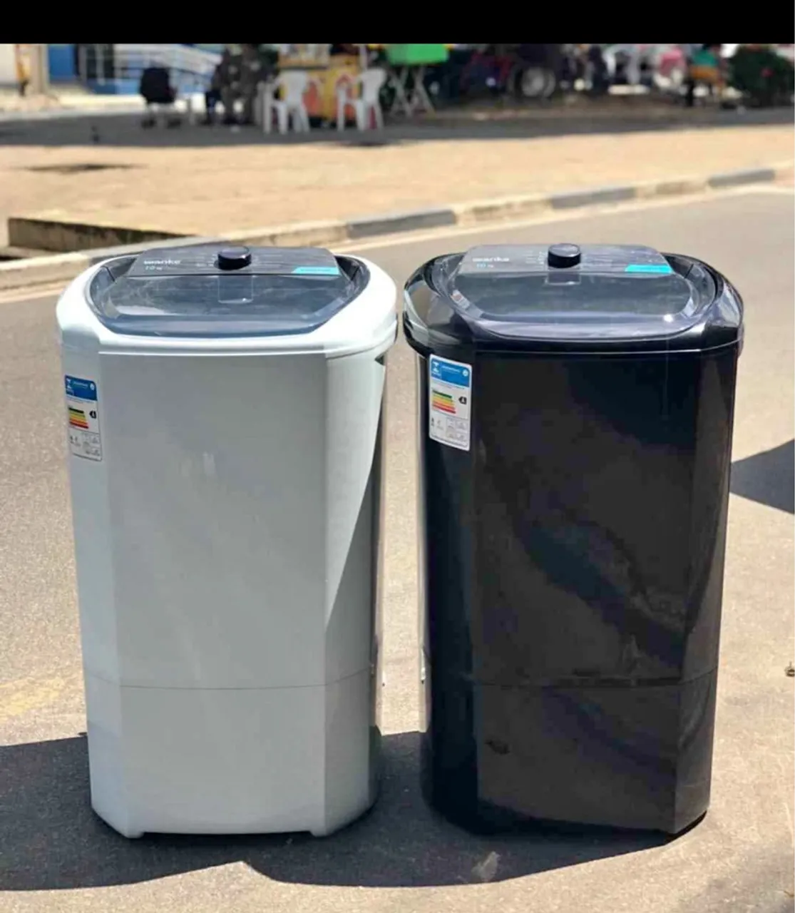 Tanquinho Wanke 10kg - Branco e Preto
