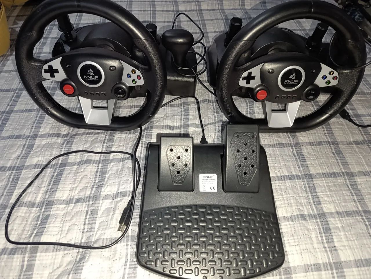 Volante KnuP para PS2, PS3, x box, e computador  - Foto 4