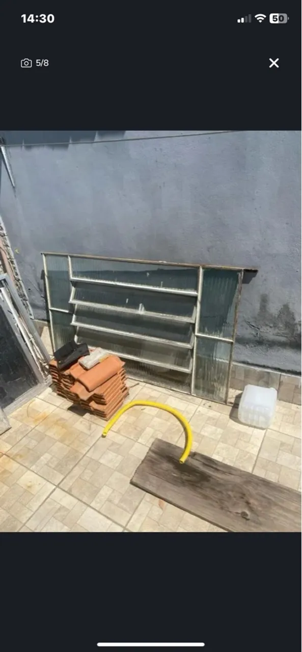 Basculante, Janela de Vidro e porta de pia