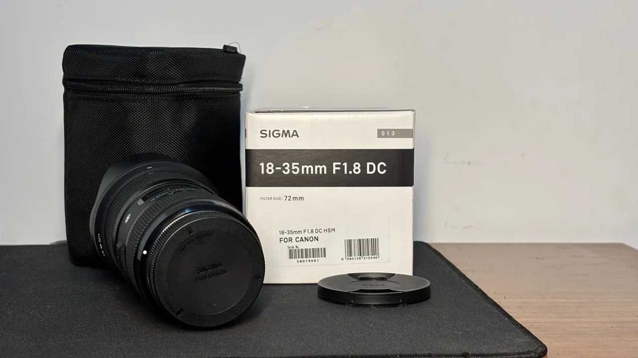 Lente Sigma Art 18-35mm F1.8 DC para Canon