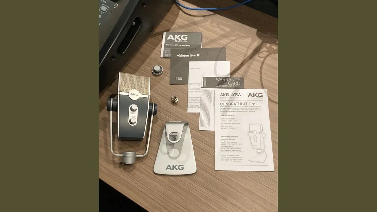 Microfone profissional AKG Lyra C44 Home Studio - Foto 3