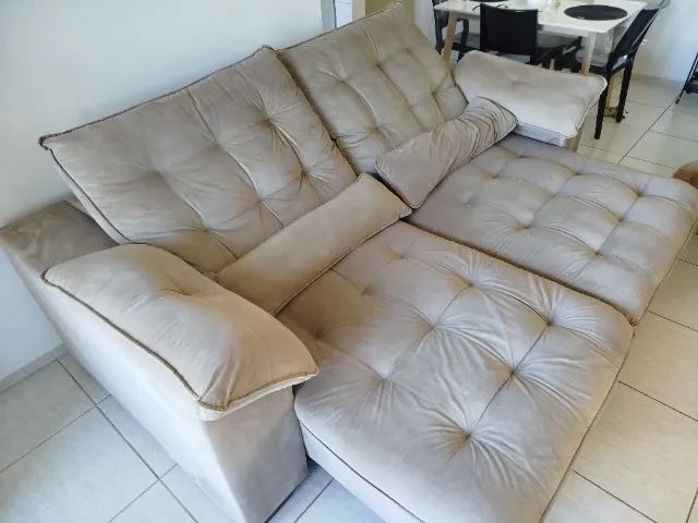 Sofá retrátil e reclinável, 2,40 m (largura) por 1,30 m (profundidade) - Foto 2